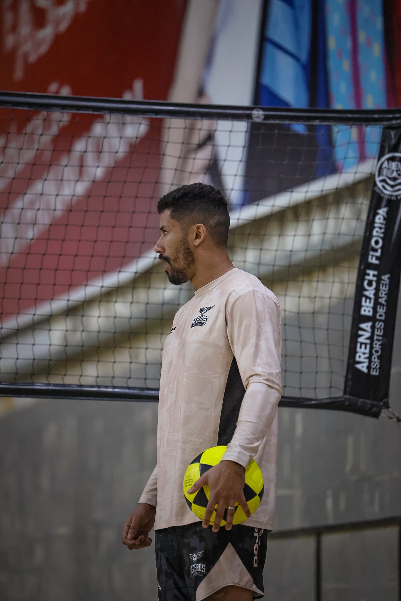 Aluno em treino no CT